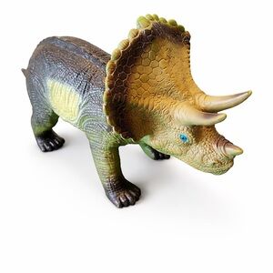 2005 Toy Major Trading Company Soft Triceratops Dinosaur Toy